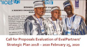 EvalPartners объявляет конкурс для проведения оценки стратегического плана на 2018-2020 годы.